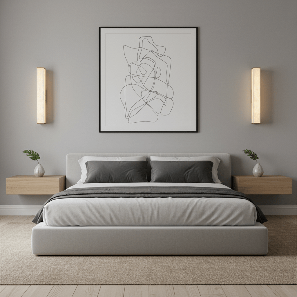 Cuboid Alabaster Wall Light