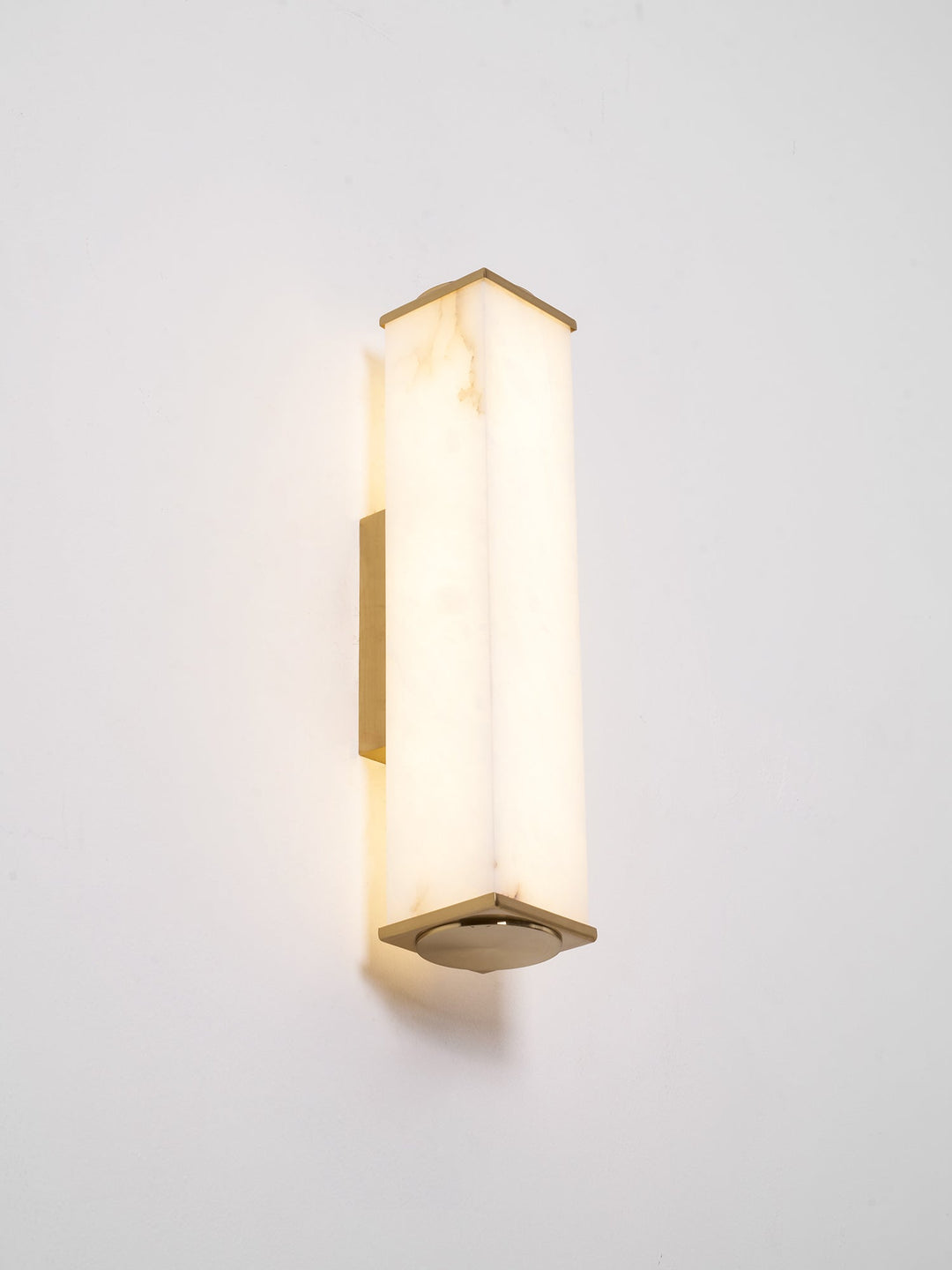 Cuboid Alabaster Wall Light