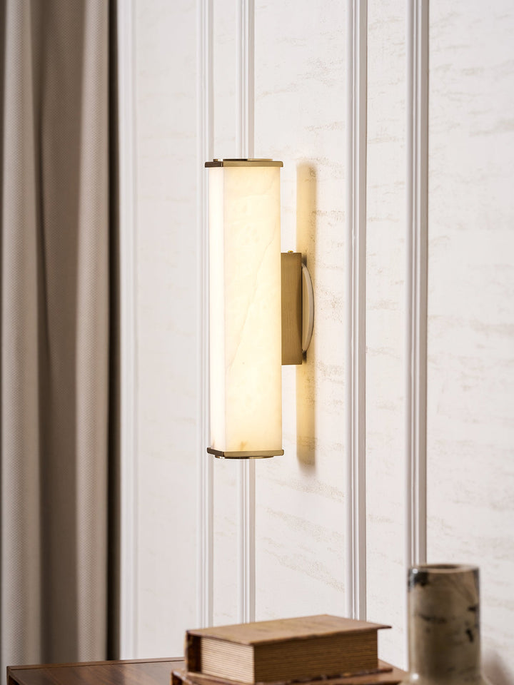 Cuboid Alabaster Wall Light