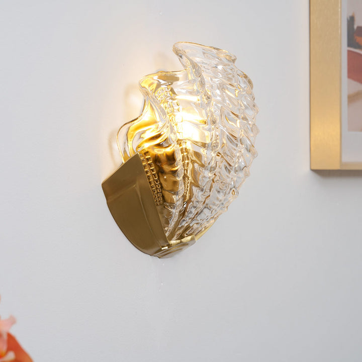 Art Deco Scallop Wall Light