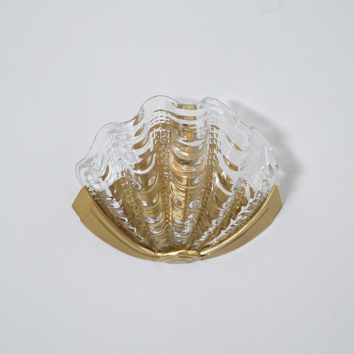 Art Deco Scallop Wall Light
