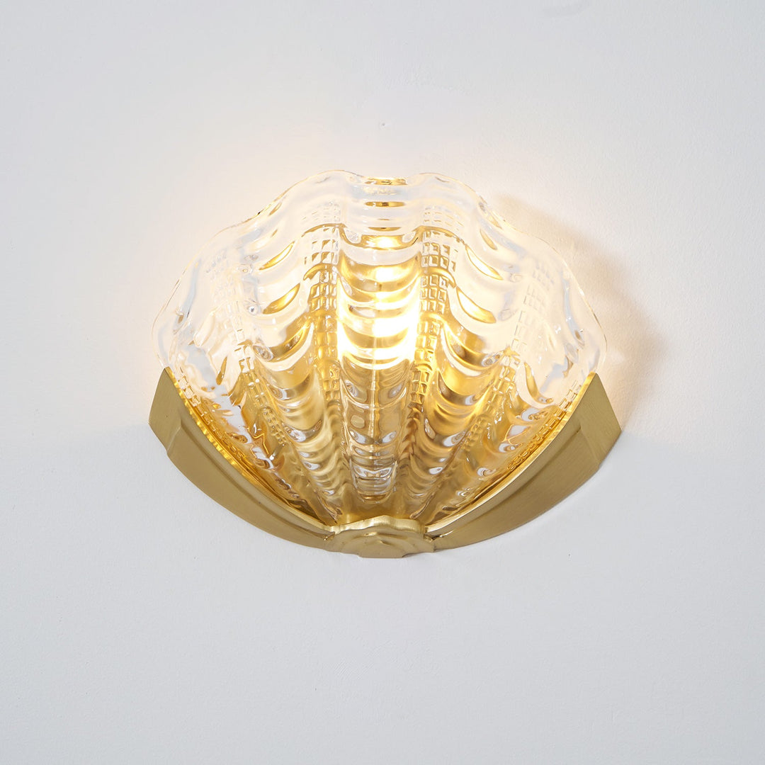 Art Deco Scallop Wall Light