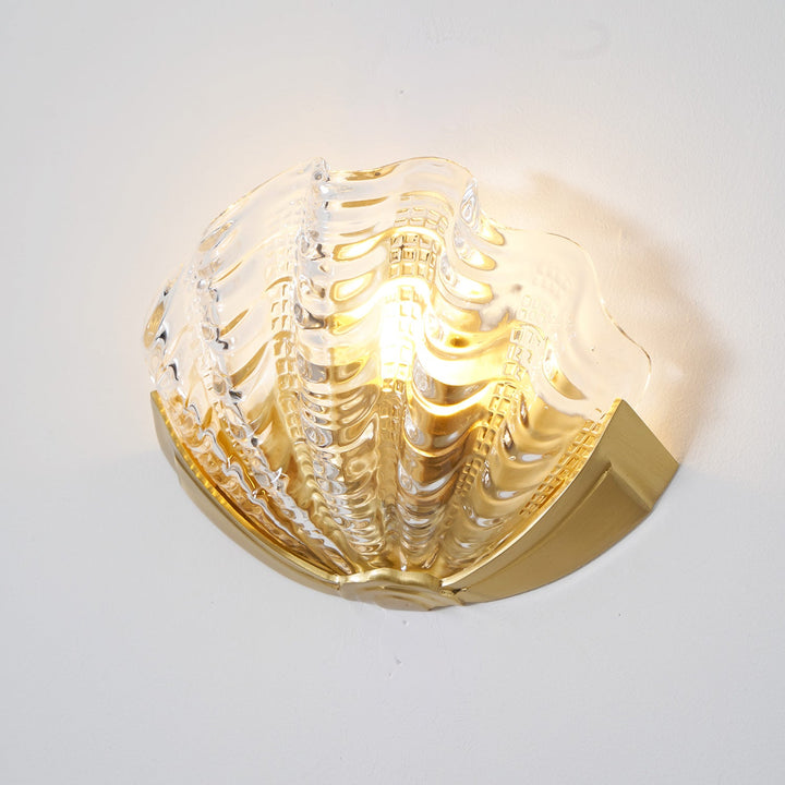 Art Deco Scallop Wall Light