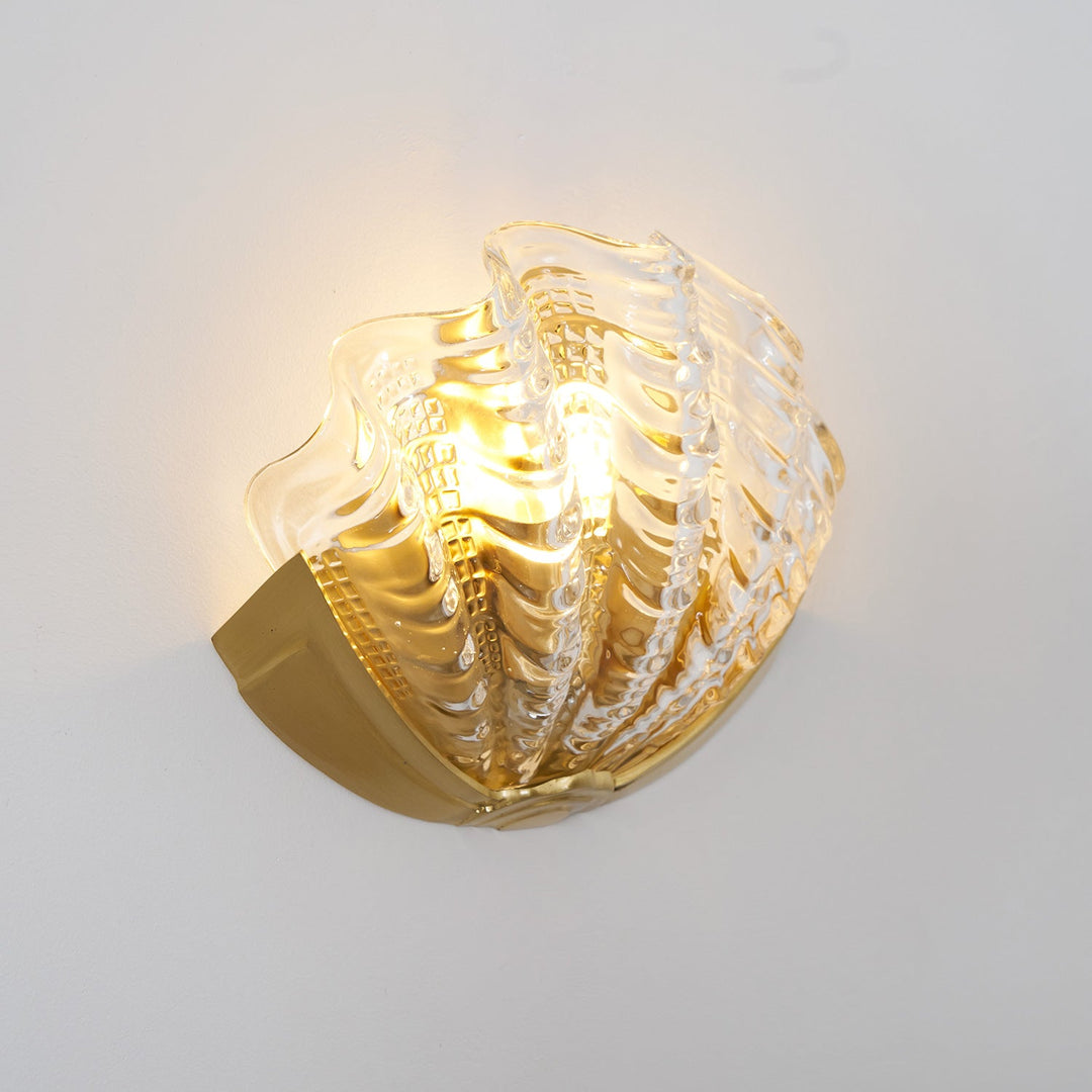 Art Deco Scallop Wall Light