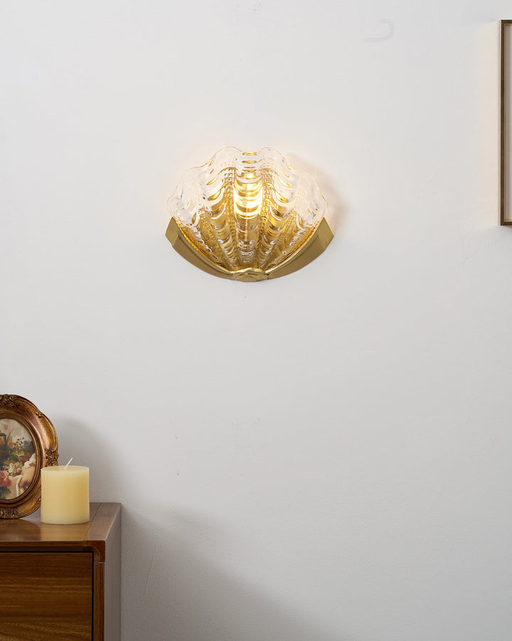 Art Deco Scallop Wall Light