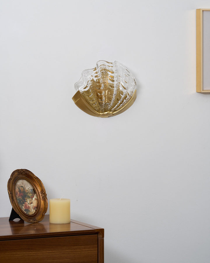 Art Deco Scallop Wall Light