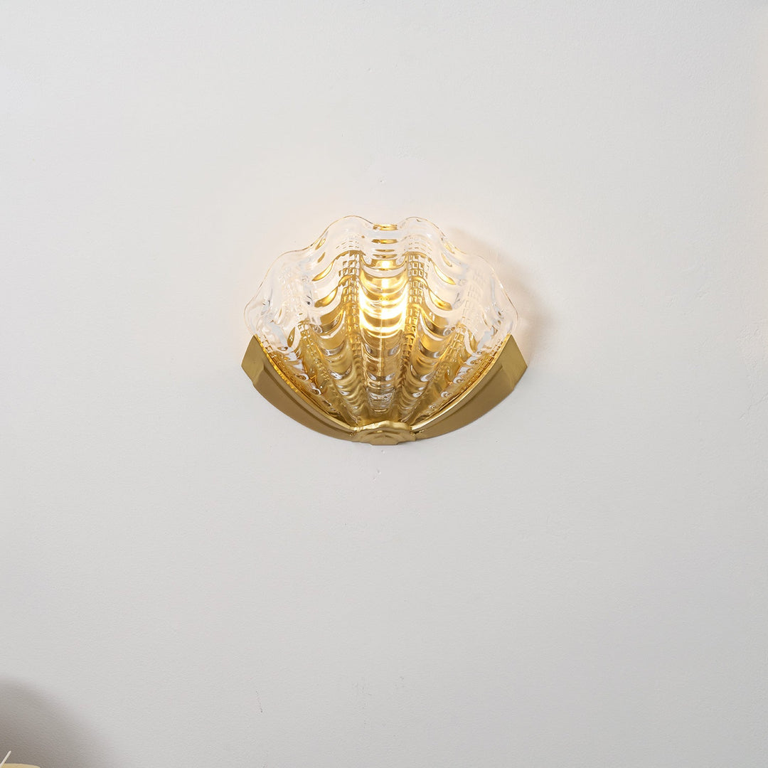 Art Deco Scallop Wall Light