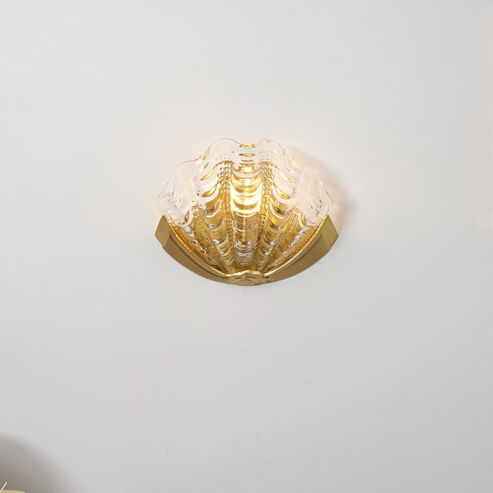 Art Deco Scallop Wall Light
