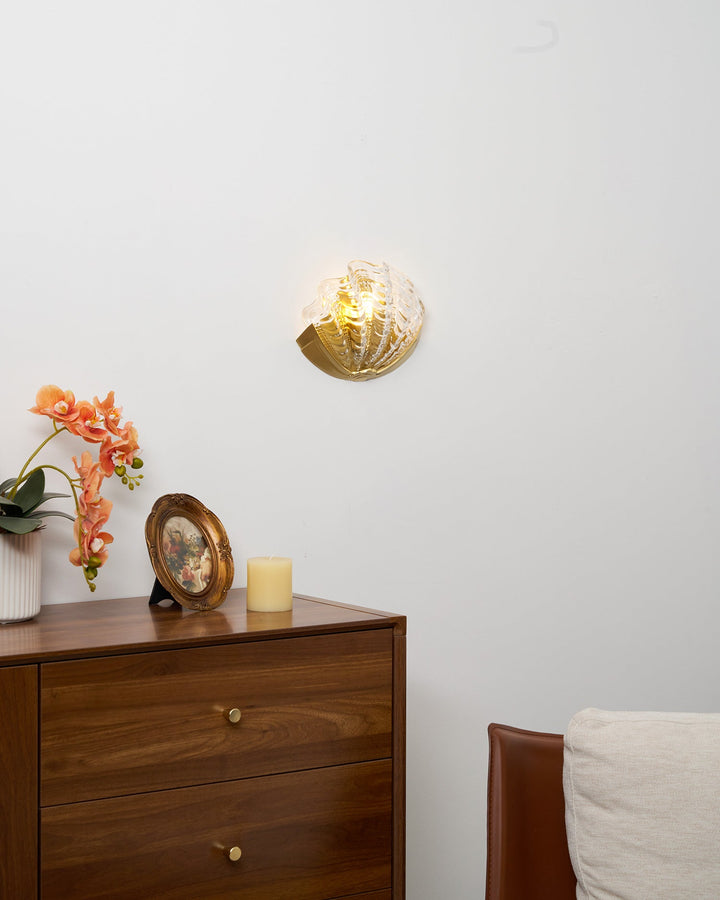 Art Deco Scallop Wall Light