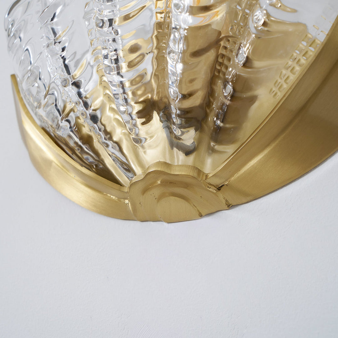 Art Deco Scallop Wall Light