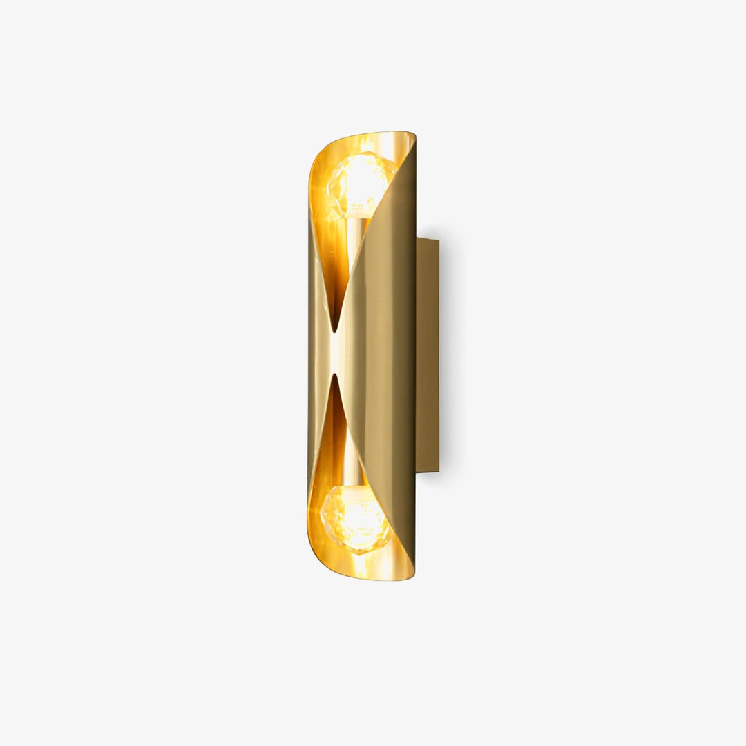 Diamonds Brass Wall Lamp