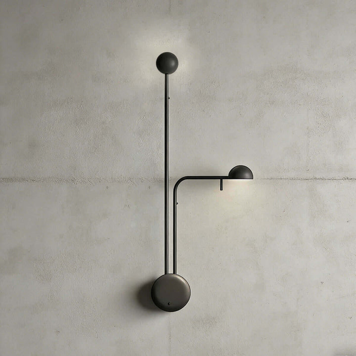 Disc Base Dome Wall Sconce