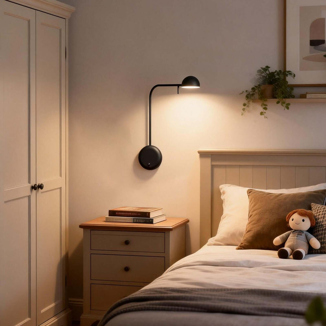 Disc Base Dome Wall Sconce
