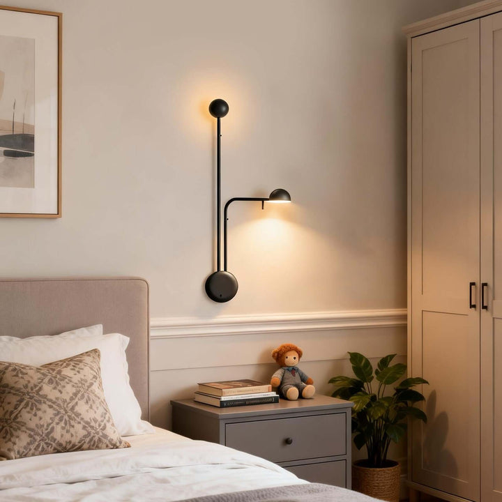 Disc Base Dome Wall Sconce