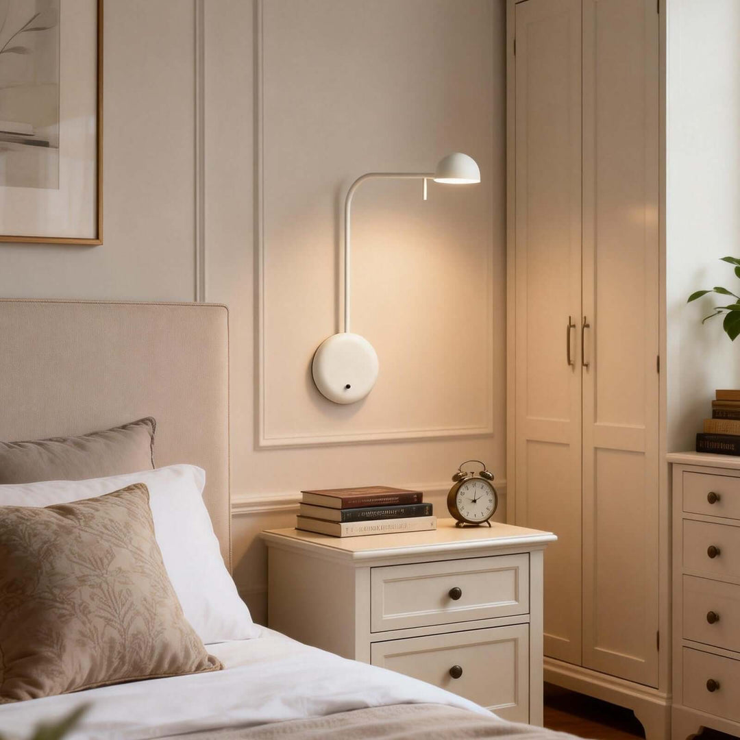 Disc Base Dome Wall Sconce