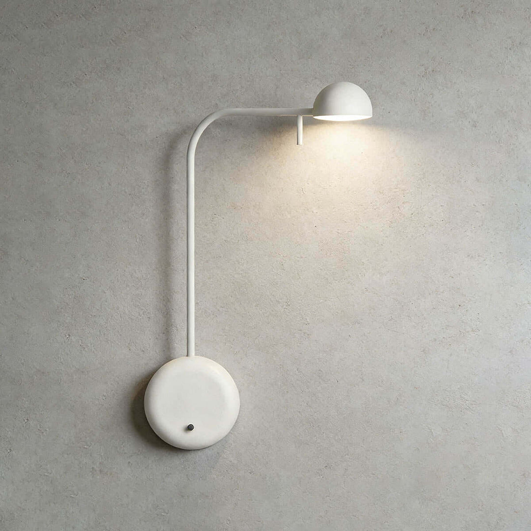 Disc Base Dome Wall Sconce