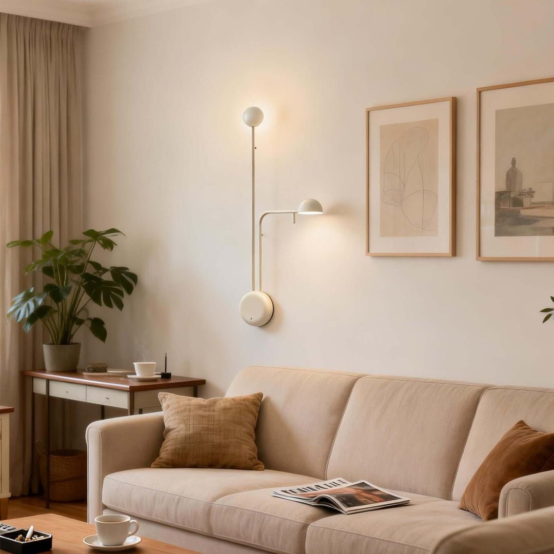 Disc Base Dome Wall Sconce