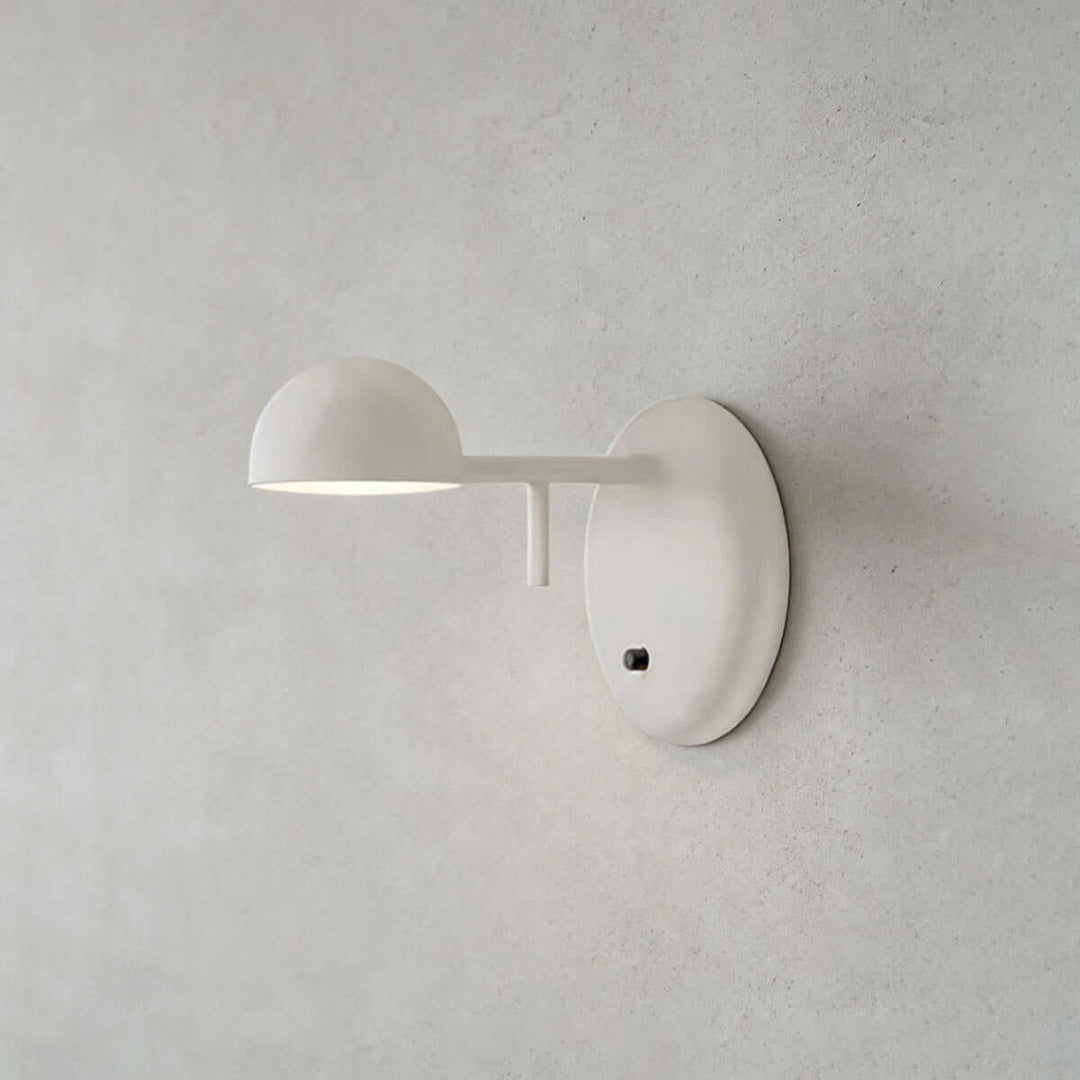 Disc Base Dome Wall Sconce