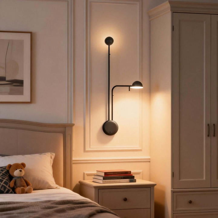 Disc Base Dome Wall Sconce