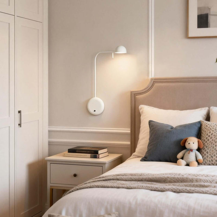 Disc Base Dome Wall Sconce