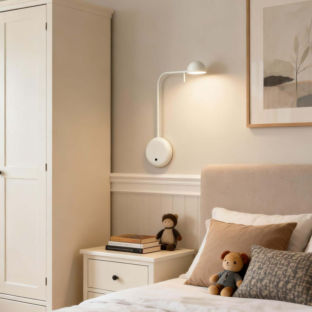 Disc Base Dome Wall Sconce