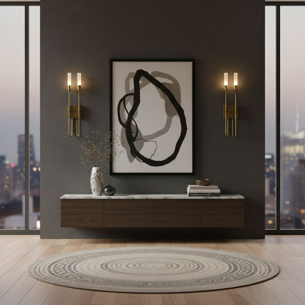 Double Arrow Wall Sconce
