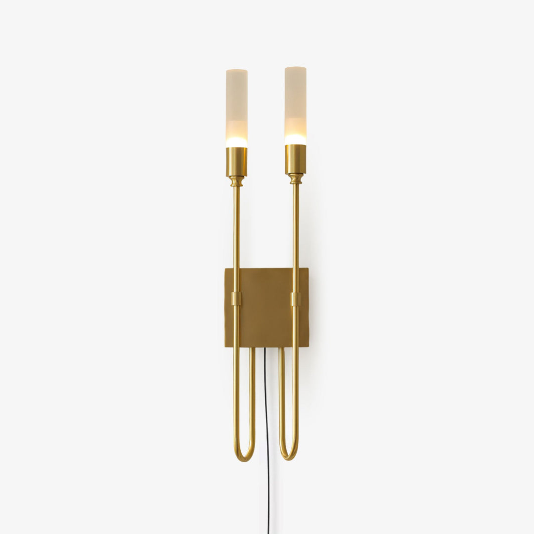 Double Arrow Plug-in Wall Sconce