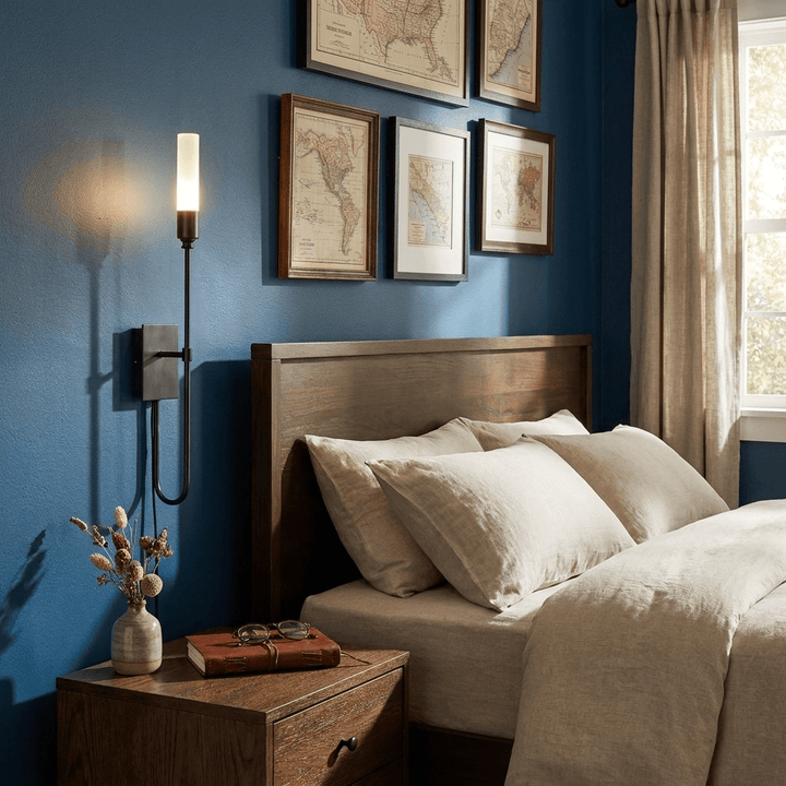 Double Arrow Plug-in Wall Sconce