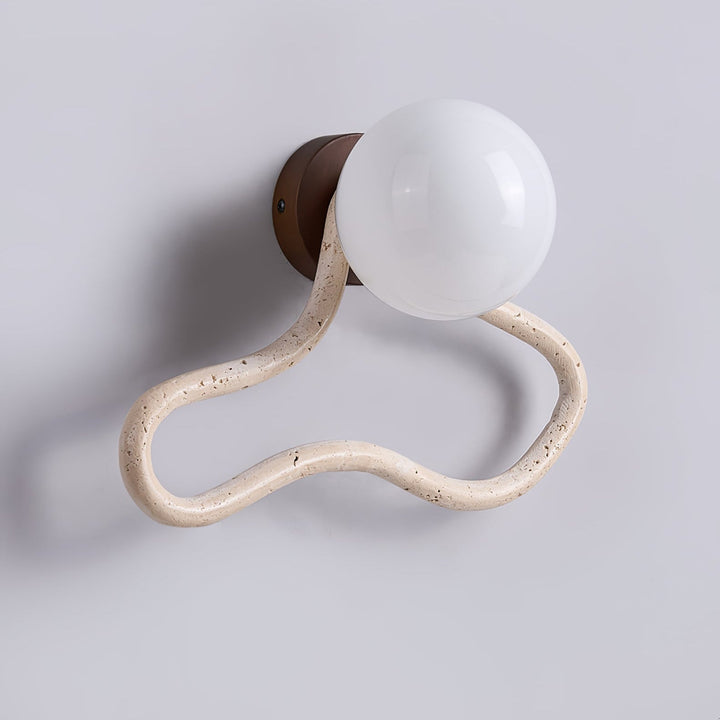 Driftform Travertine Wall Sconce