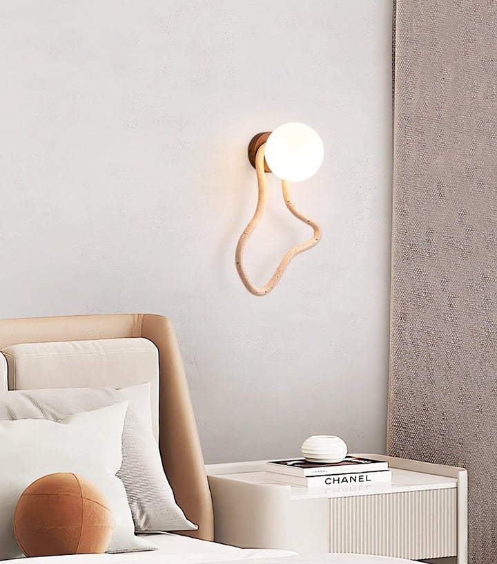 Driftform Travertine Wall Sconce