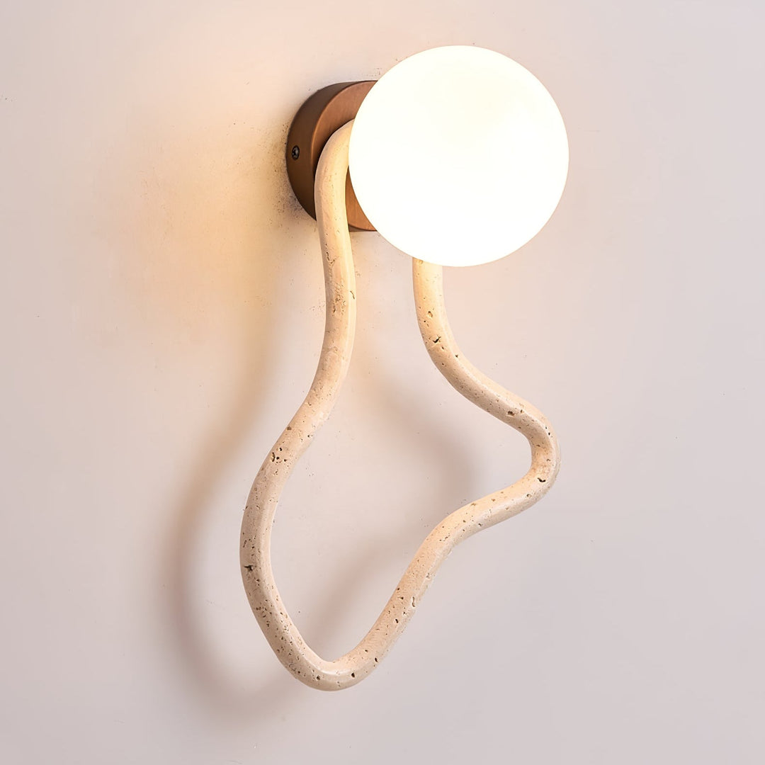 Driftform Travertine Wall Sconce