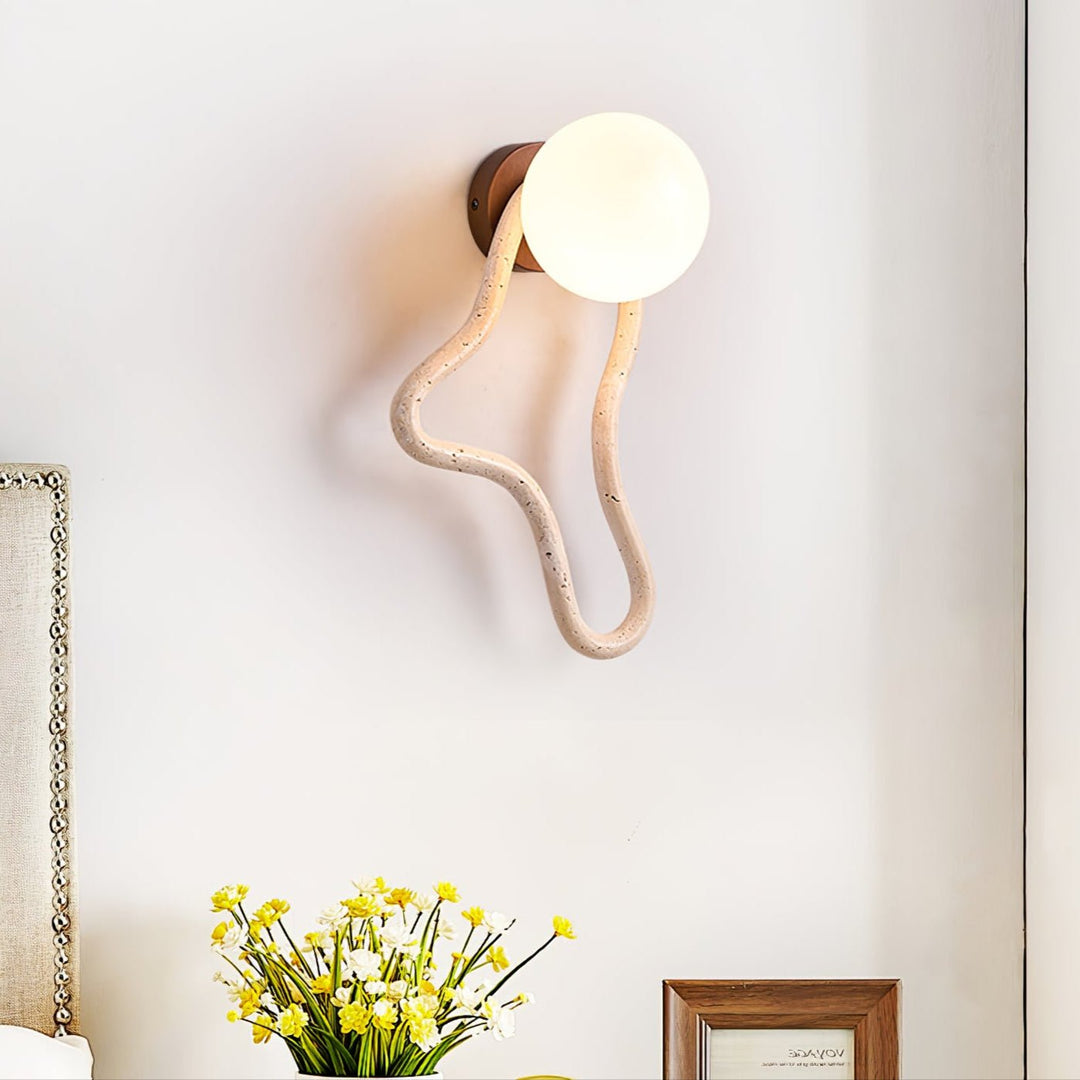 Driftform Travertine Wall Sconce