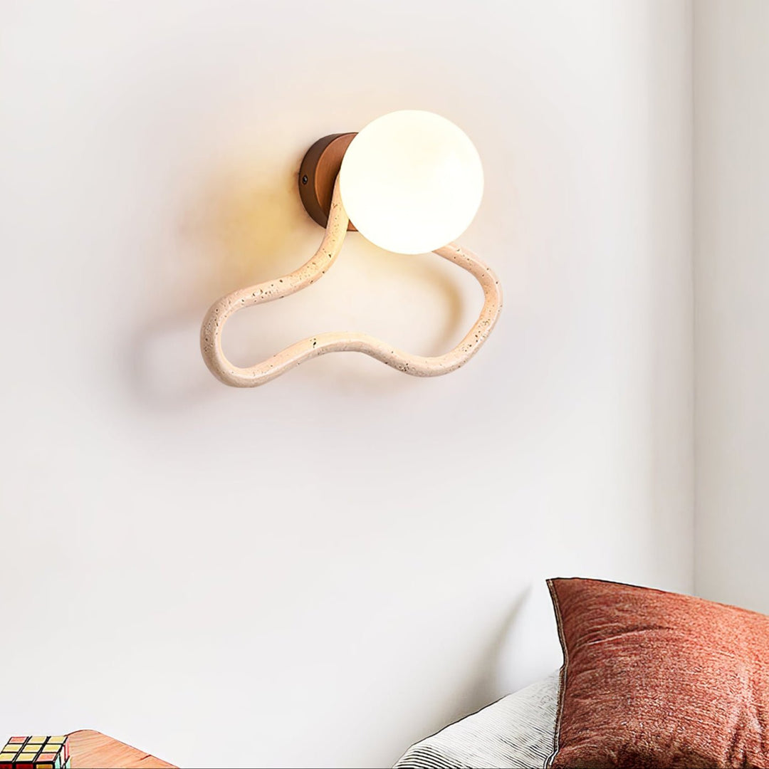 Driftform Travertine Wall Sconce