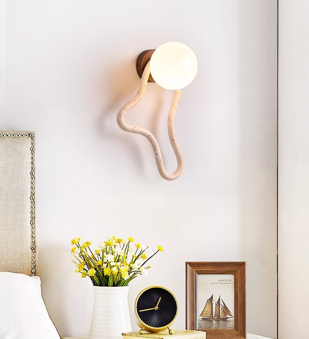 Driftform Travertine Wall Sconce