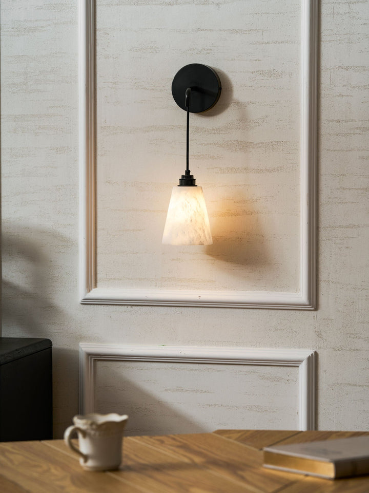 Droplet Alabaster Wall Lamp