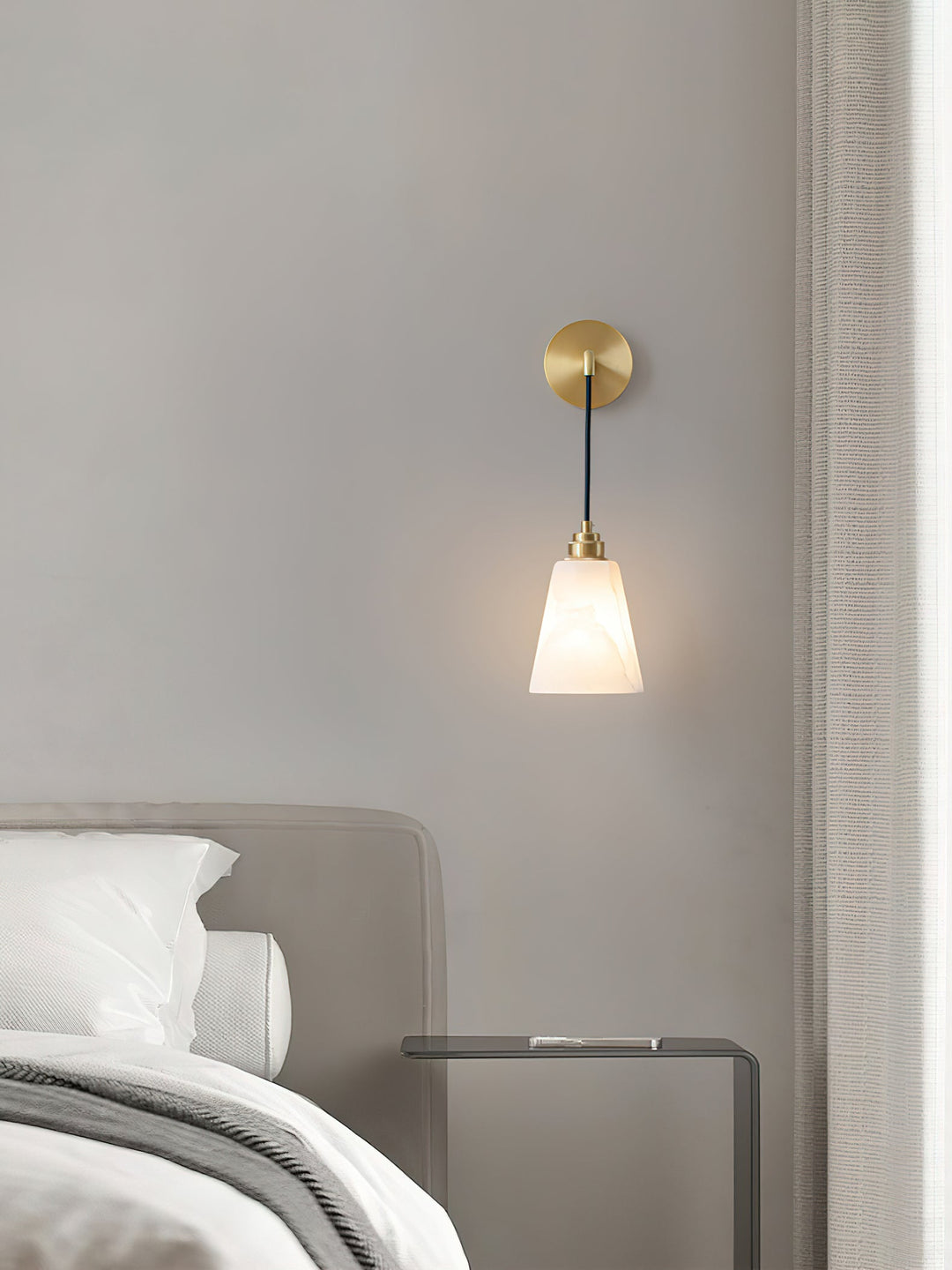 Droplet Alabaster Wall Lamp