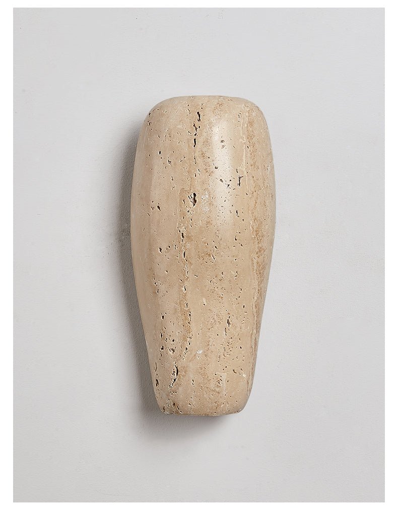 Earthy Stone Wall Sconce