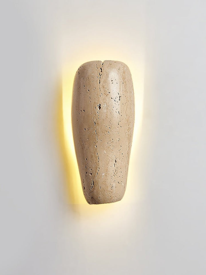 Earthy Stone Wall Sconce