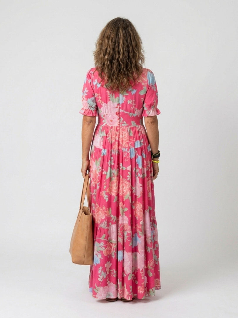 CHIQUE MAXI BLOEMENJURK VOOR VROUWEN