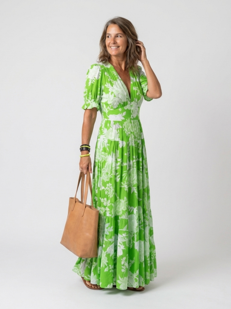 CHIQUE MAXI BLOEMENJURK VOOR VROUWEN