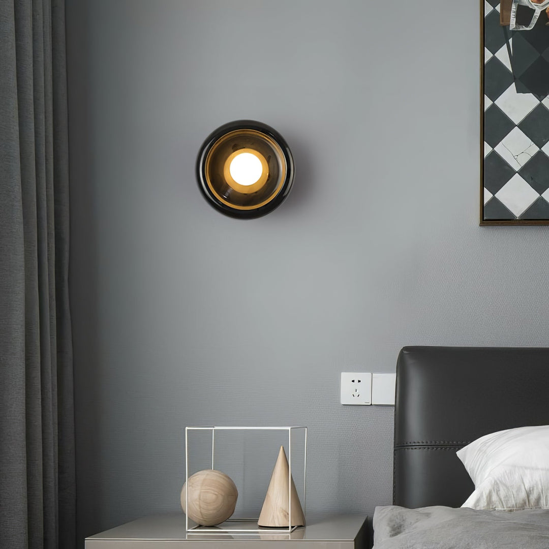 Eclipse Jade Alabaster Wall Sconce