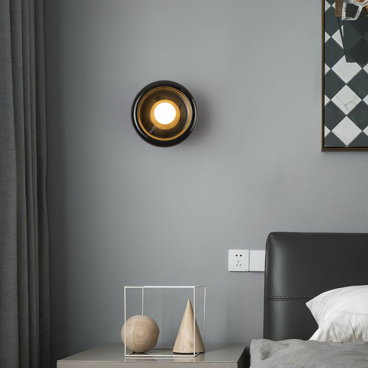Eclipse Jade Alabaster Wall Sconce