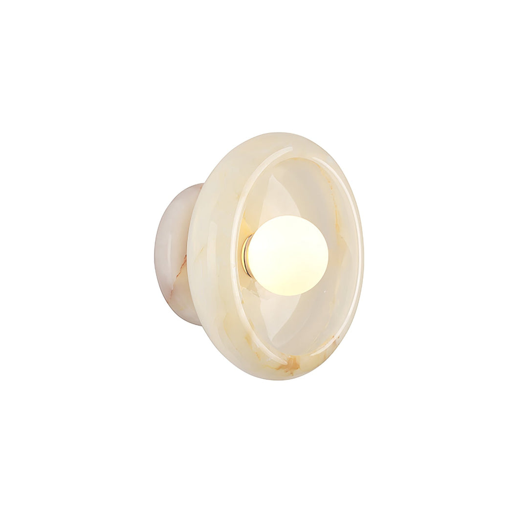 Eclipse Jade Alabaster Wall Sconce