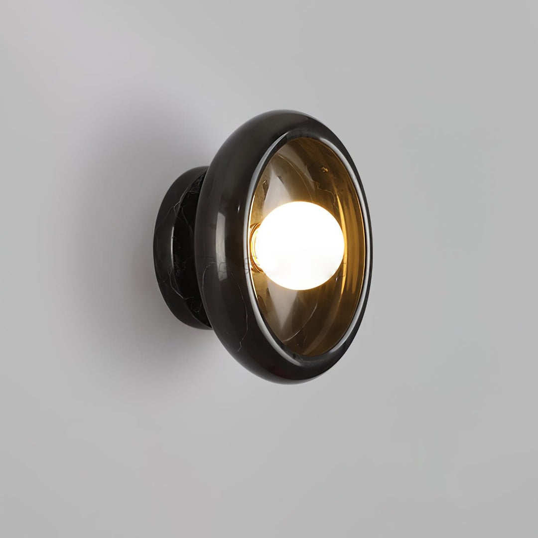 Eclipse Jade Alabaster Wall Sconce