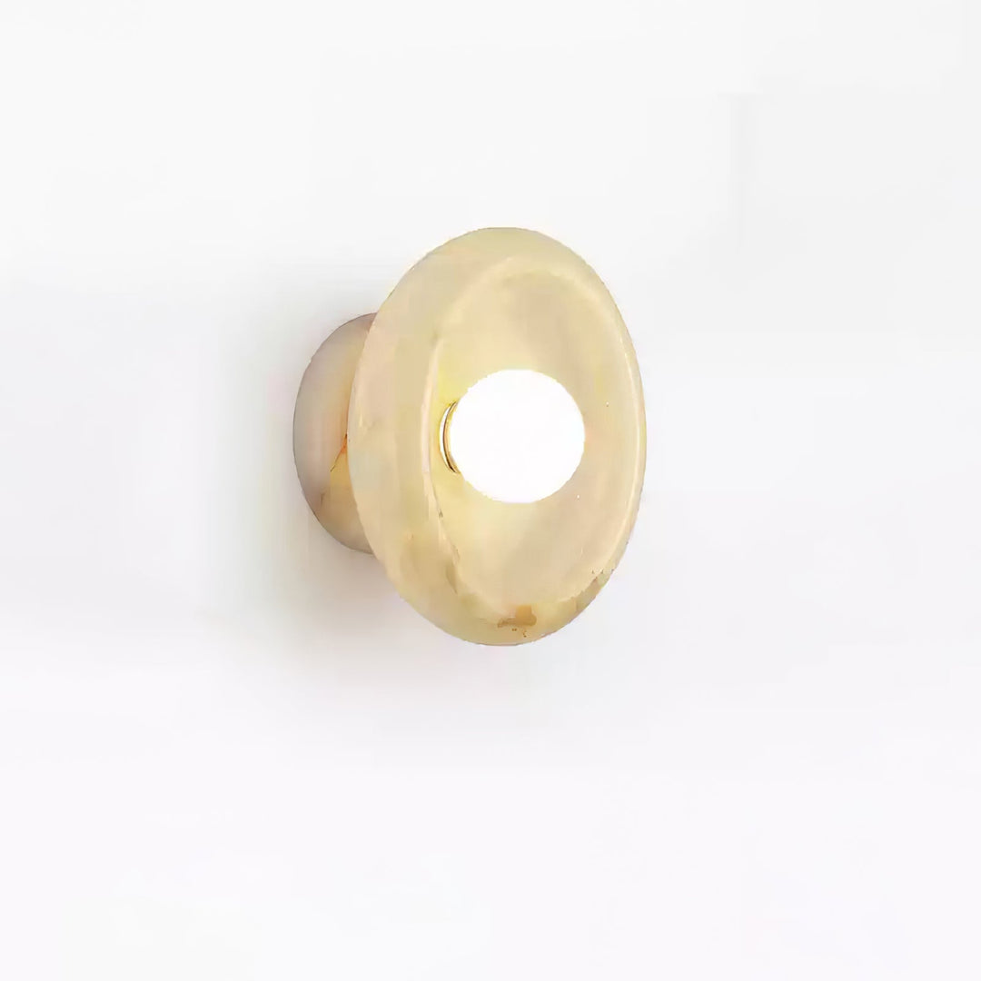 Eclipse Jade Alabaster Wall Sconce