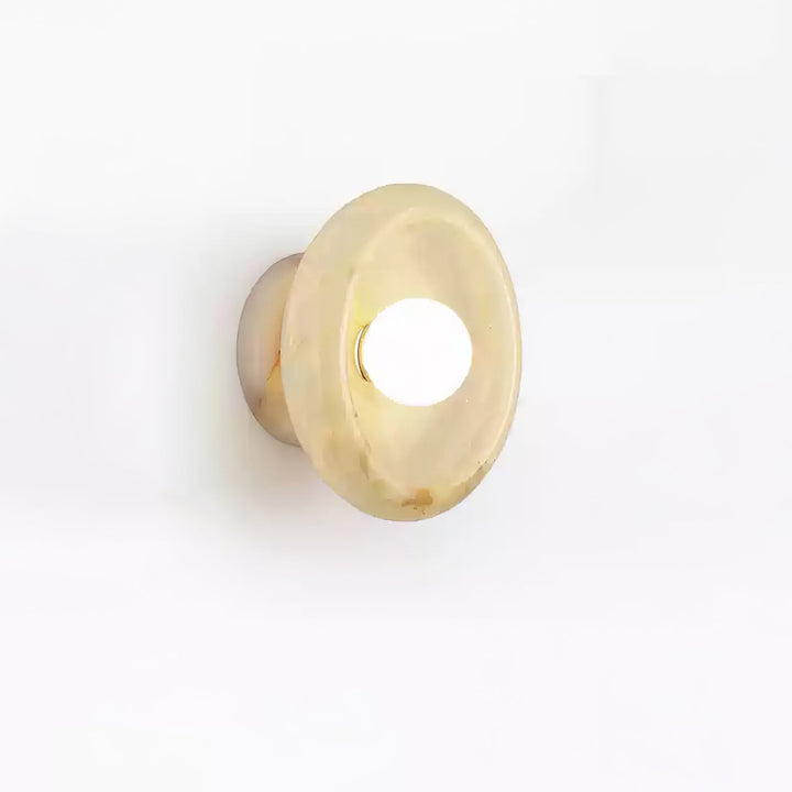 Eclipse Jade Alabaster Wall Sconce