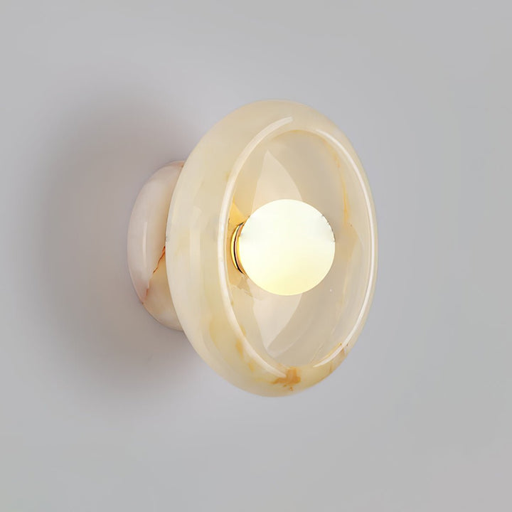 Eclipse Jade Alabaster Wall Sconce
