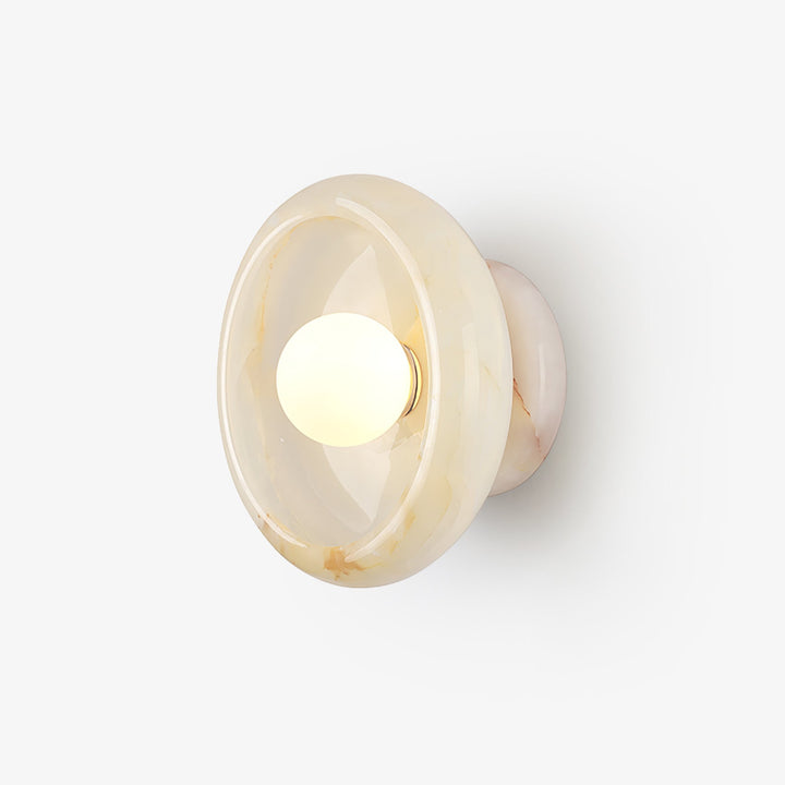 Eclipse Jade Alabaster Wall Sconce