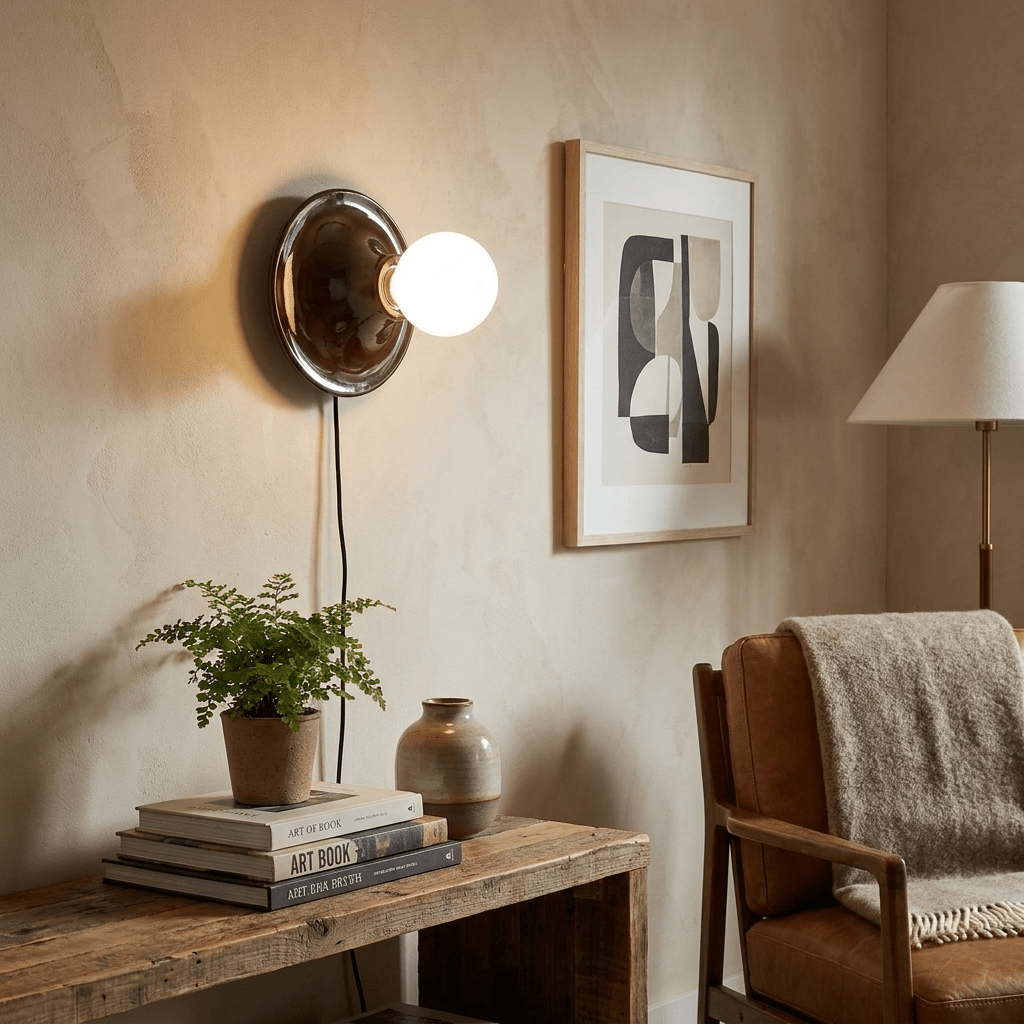 Eclipta Plug-in Wall Sconce