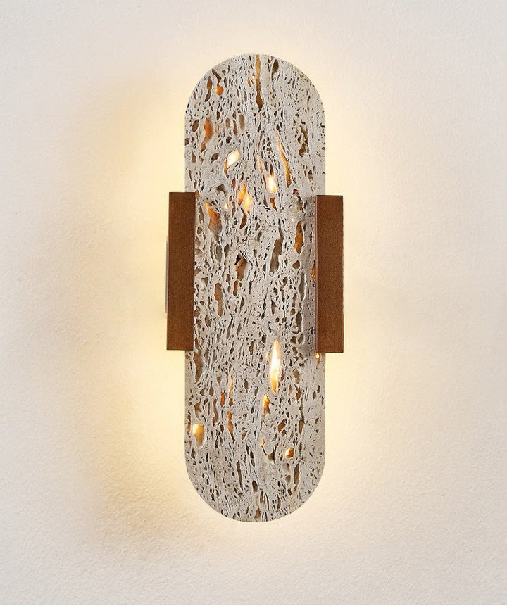 Elara Travertine Wall Light